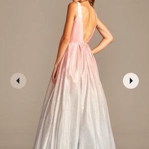 Glitter Ombre Prom Dress